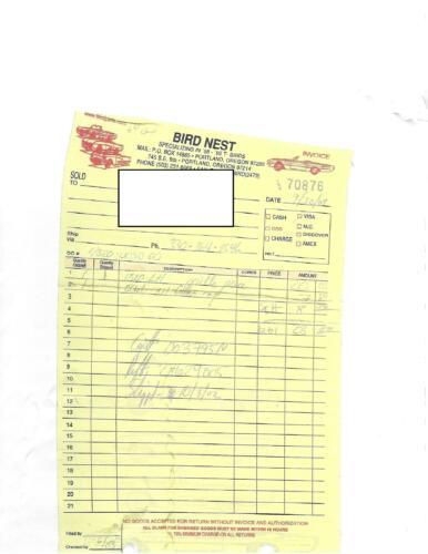 1964 Ford Thunderbird Convertible Documents and Identification