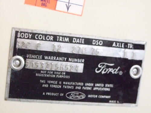 1965 Ford Custom 2dr 390 229